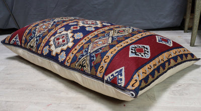 120x70 cm orient sitzkissen bodenkissen  sumakh Kashmir Kissen  Nr:L  Orientsbazar   