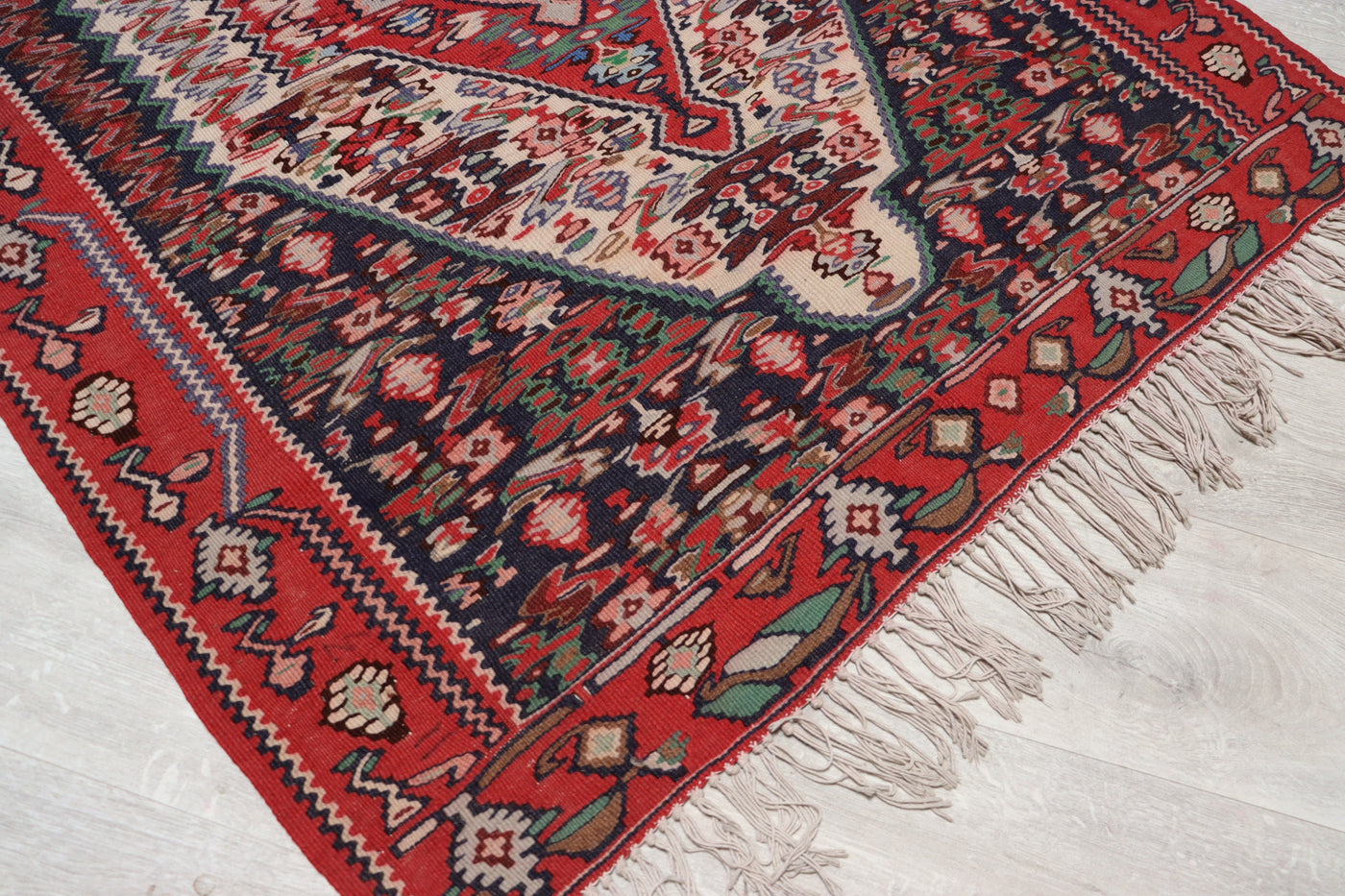 150x115 cm Antik handgewebte orient Teppich Nomaden kelim  saneh no:25 Teppiche Orientsbazar   