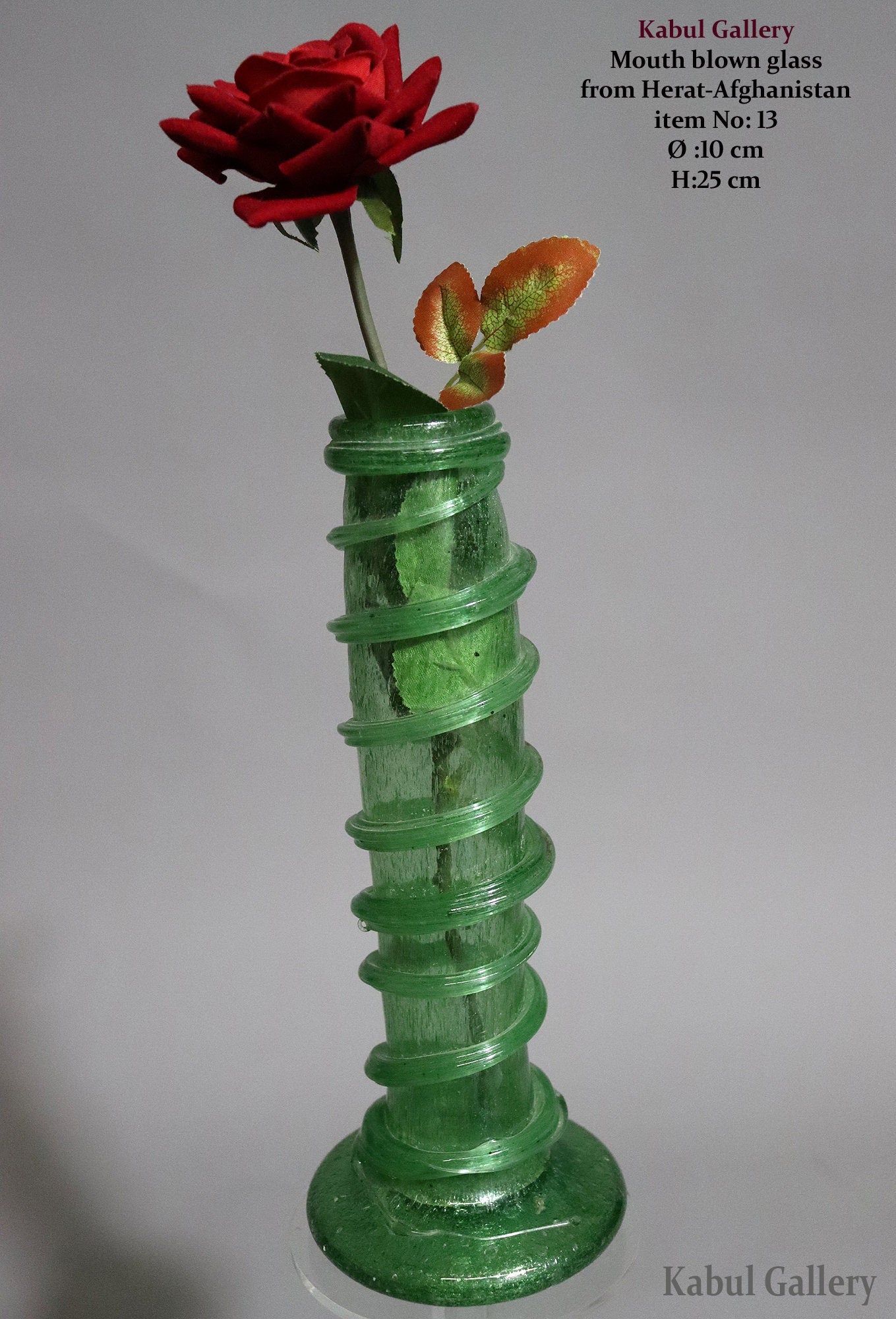 Handgefertigtes mundgeblasenes Glas Vasen  schale schüssel aus Stadt Herat Afghanistan 12-18 Vasen Orientsbazar   