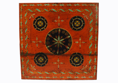 80x80 cm Massivholz Orient Vintage handbemalter niedriger Teetisch beistelltisch Tisch aus Afghanistanaus Nr: 22/F Tische Orientsbazar   