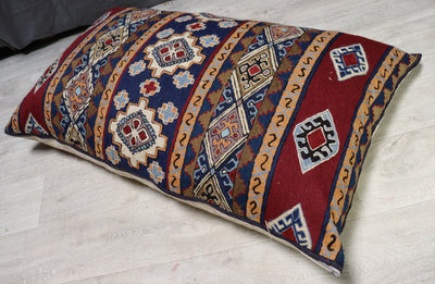 120x70 cm orient sitzkissen bodenkissen  sumakh Kashmir Kissen  Nr:L  Orientsbazar   