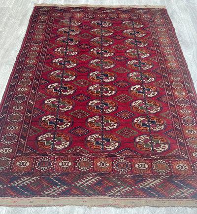 150x105 cm antik Seltener turkmen Buchara orientteppich tekke Teppich um 1900 Jh. Nr:22/3  Orientsbazar   