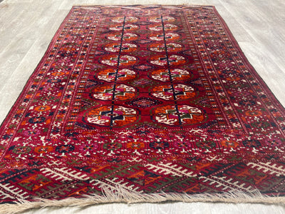 120x83 cm antik Seltener turkmen Buchara orientteppich tekke Teppich um 1930 Jh. Nr:22/2  Orientsbazar   