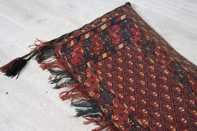 108x40 cm Antik und seltener Uzbek Nomaden Zelttasche tasche Torba aus Afghanistan  jaller Turkmenistan  Nr:22/eb2 Teppiche Orientsbazar   
