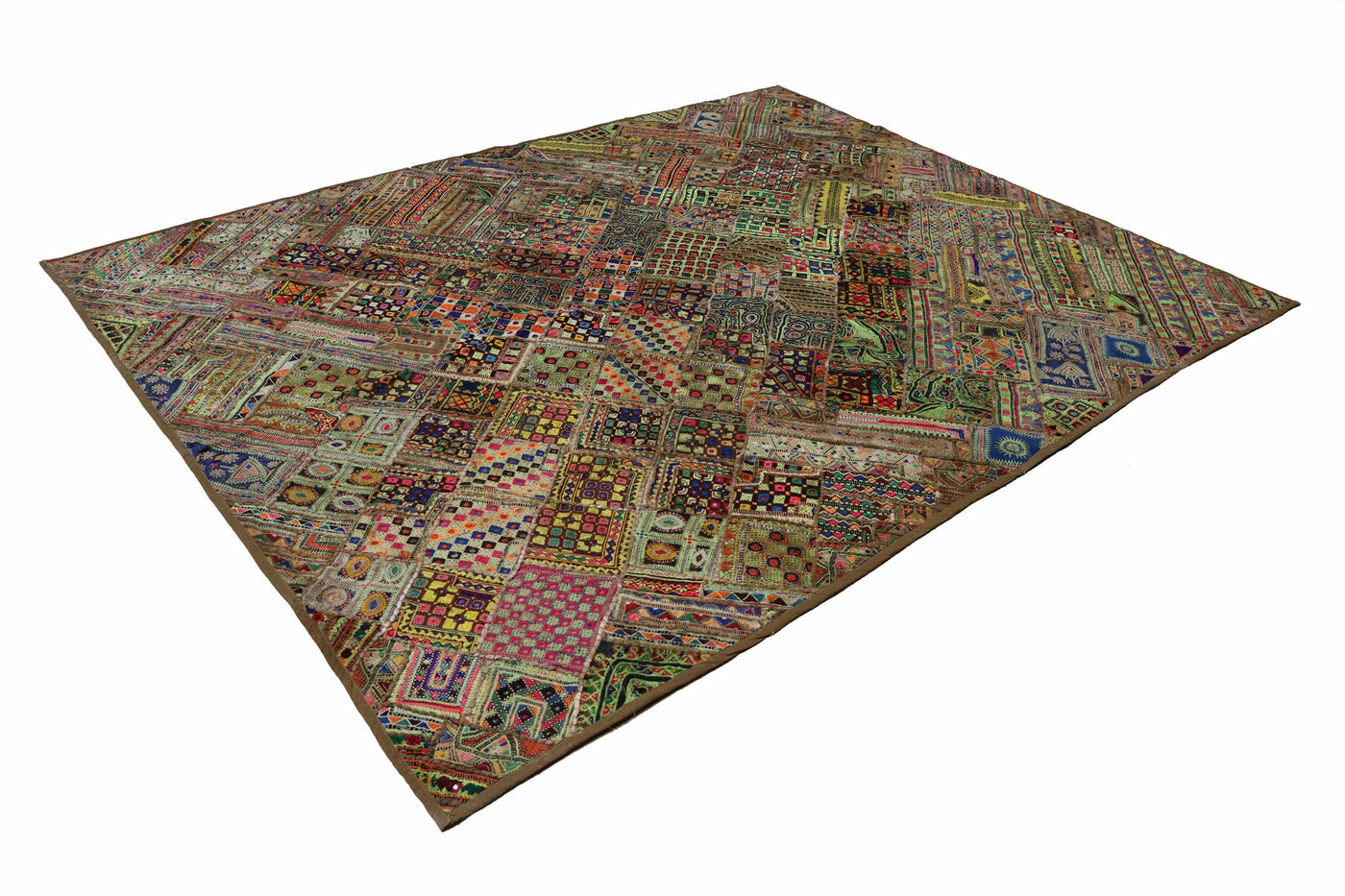 235x185 cm Vintage Bohemian orientalische Patchwork Wandbehang Wandteppich Teppich  Nr:22/19 Wandbehang Orientsbazar   
