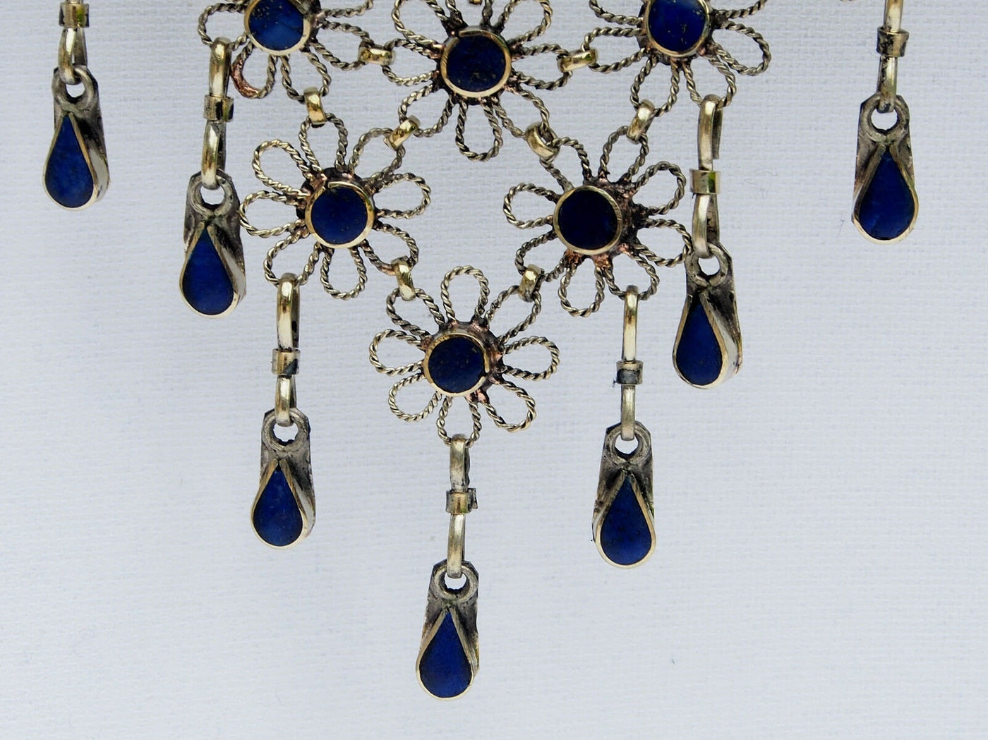 handgefertigt Halskette mit Lapis Lazuli  Orientsbazar   