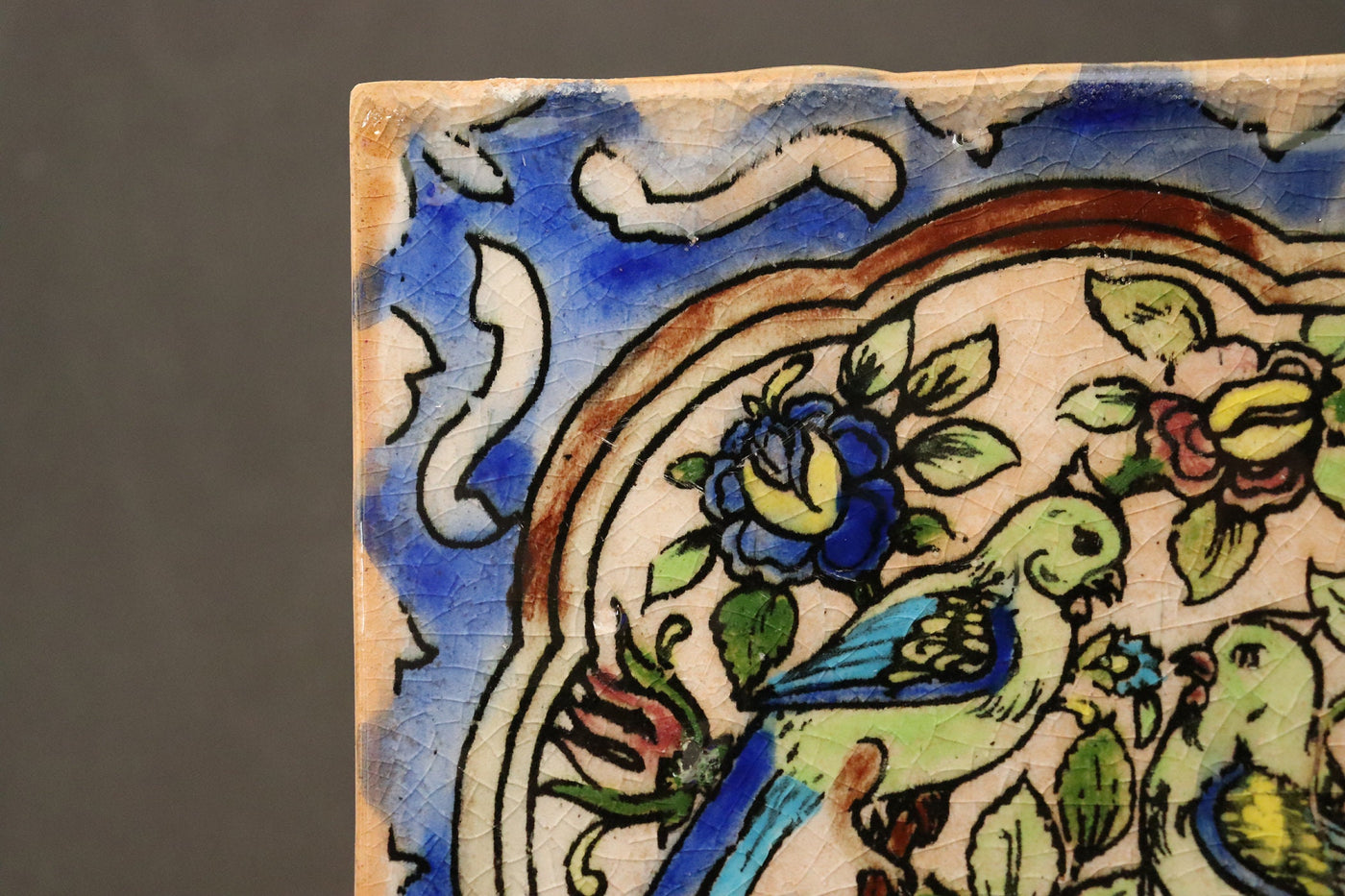 17x17 cm vintage handgefertigt islamische orient Glasierte Ton Fliesen Töpfer Fliesen Keramik Fliese kacheln Bodenfliesen Wandfliesen Nr:A Keramik Orientsbazar   