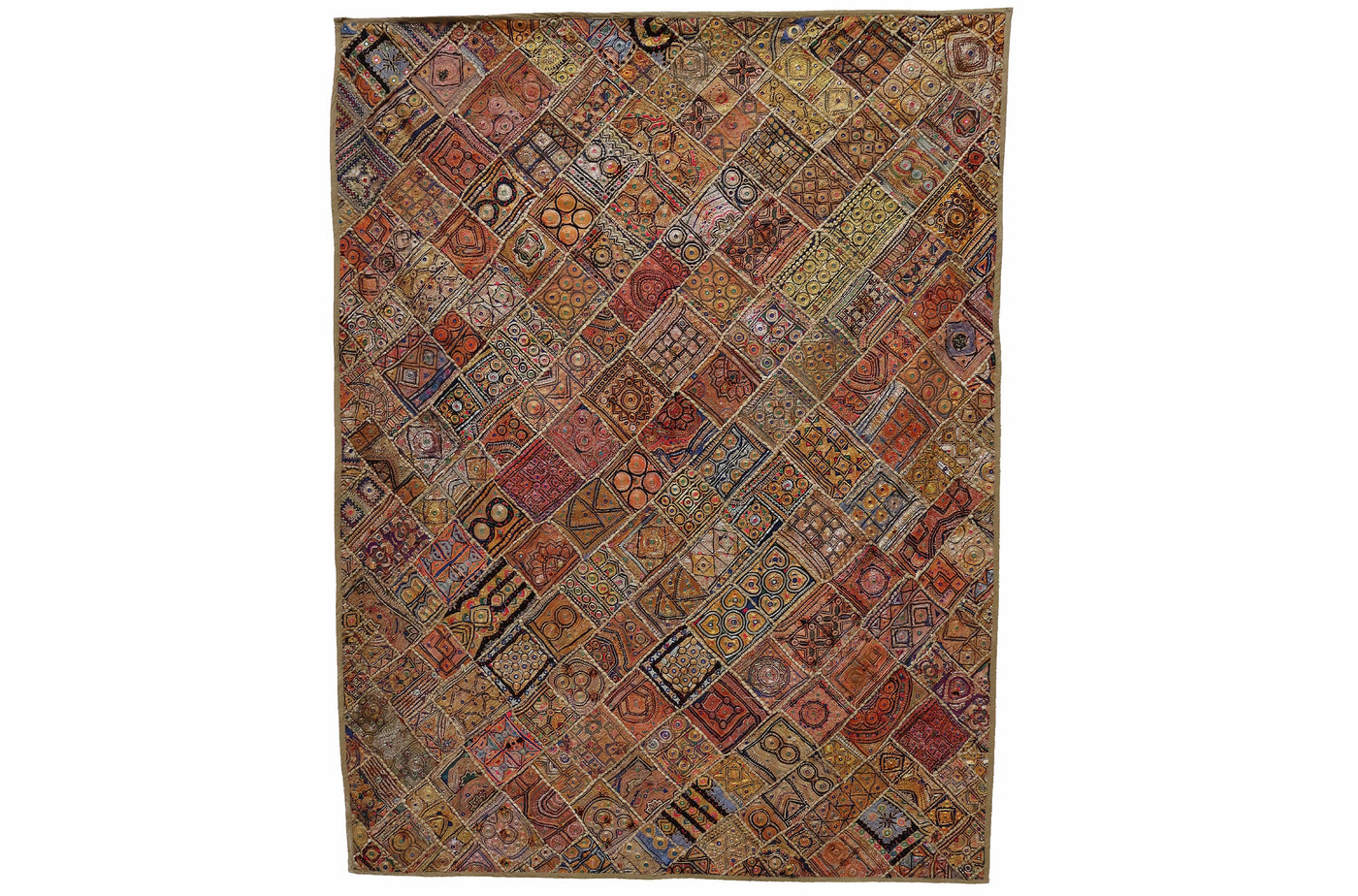 235x180 cm Vintage Bohemian orientalische Patchwork Wandbehang Wandteppich Teppich  Nr:14/10 Wandbehang Orientsbazar   