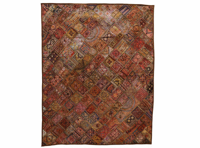 235x185 cm Vintage Bohemian orientalische Patchwork Wandbehang Wandteppich Teppich  Nr:22/14 Wandbehang Orientsbazar   