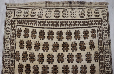 240x150 cm Antik orient Teppich Nomaden Handgeknüpfter Vintage Afghan Baluch Teppich mit ungefärbter Natürliche Farben und wolle nawid22/1 Teppiche Orientsbazar   