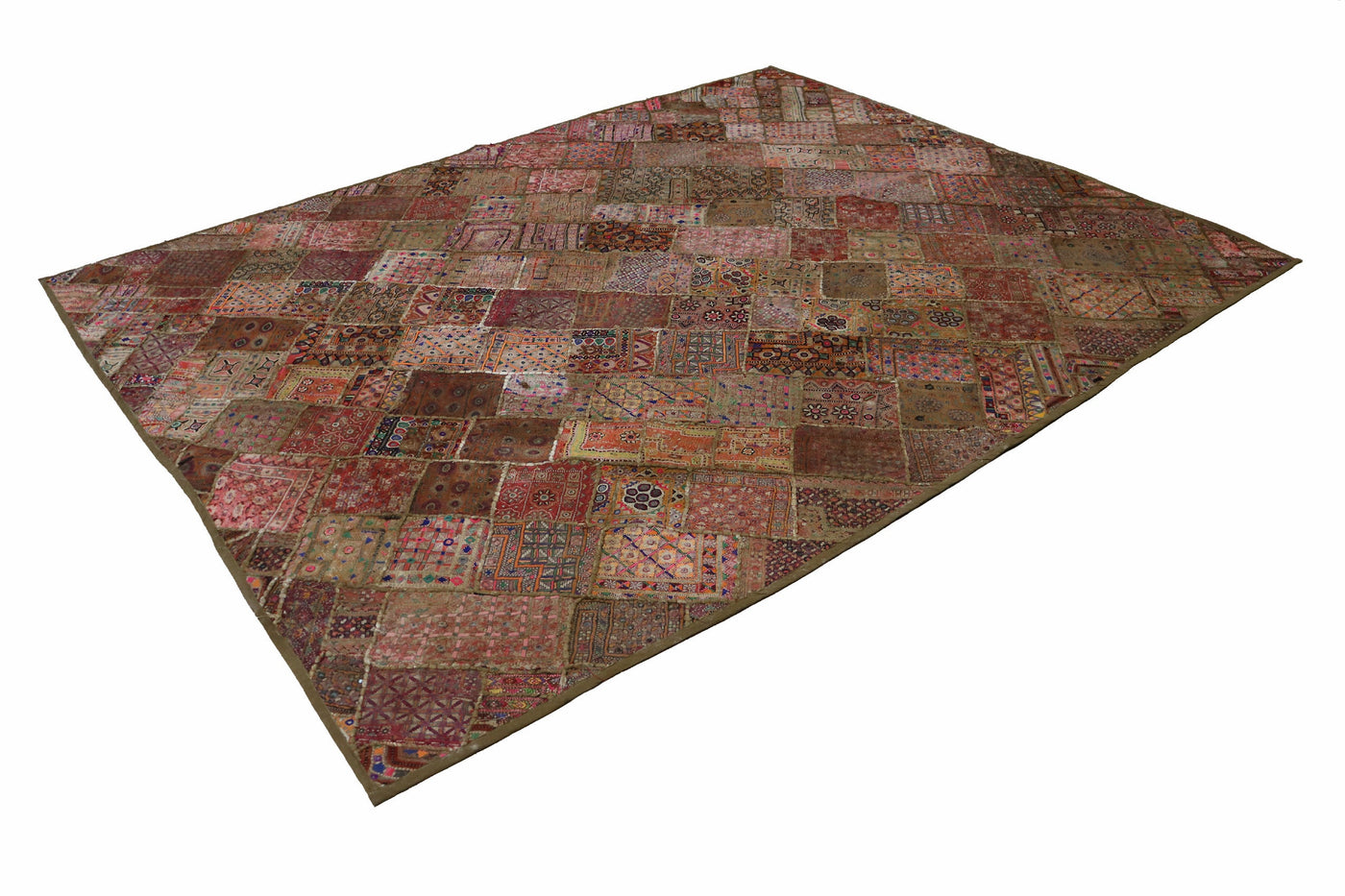 235x185 cm Vintage Bohemian orientalische Patchwork Wandbehang Wandteppich Teppich  Nr:22/17 Wandbehang Orientsbazar   