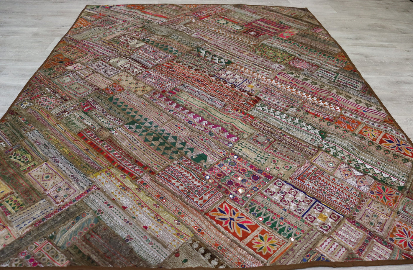 235x185 cm Vintage Bohemian orientalische Patchwork Wandbehang Wandteppich Teppich  Nr:22/18 Wandbehang Orientsbazar   
