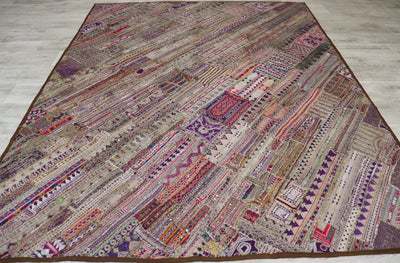 235x185 cm Vintage Bohemian orientalische Patchwork Wandbehang Wandteppich Teppich  Nr:22/20 Wandbehang Orientsbazar   