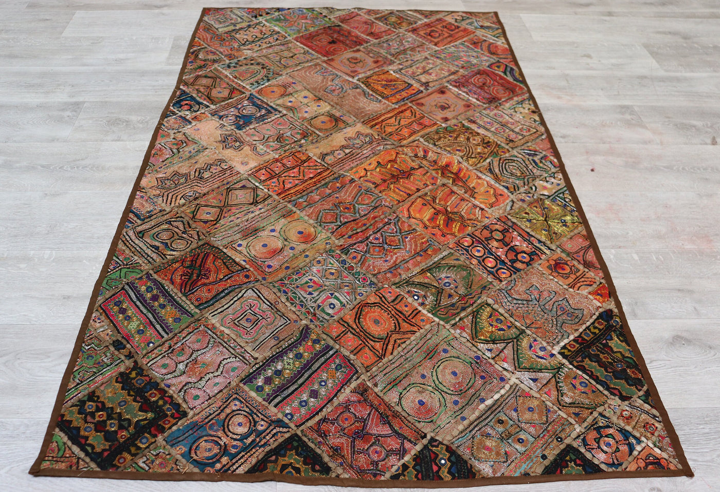175x98 cm Vintage Bohemian orientalische Patchwork Wandbehang Wandteppich Teppich  Nr:22/22 Wandbehang Orientsbazar   
