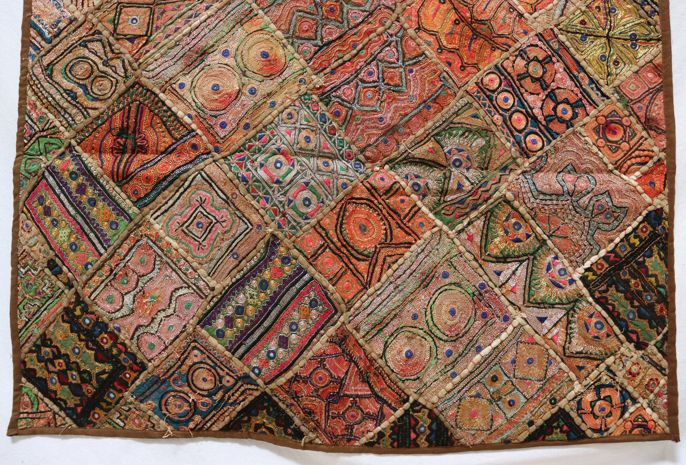175x98 cm Vintage Bohemian orientalische Patchwork Wandbehang Wandteppich Teppich  Nr:22/22 Wandbehang Orientsbazar   