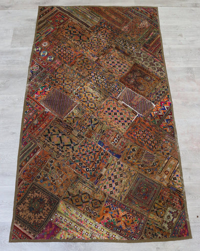 175x98 cm Vintage Bohemian orientalische Patchwork Wandbehang Wandteppich Teppich  Nr:22/23 Wandbehang Orientsbazar   