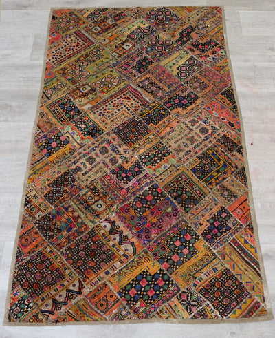 175x98 cm Vintage Bohemian orientalische Patchwork Wandbehang Wandteppich Teppich  Nr:22/24 Wandbehang Orientsbazar   