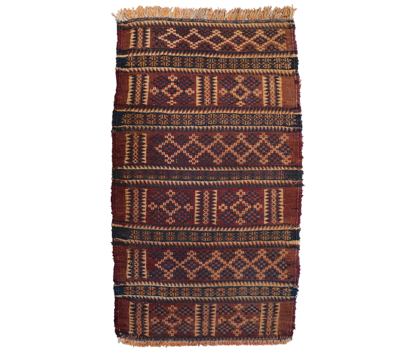 80x45 cm Antik orient handgewebte Teppich Nomaden Baluch sumakh kelim afghan Beloch kilim Nr-KL/1  Orientsbazar   