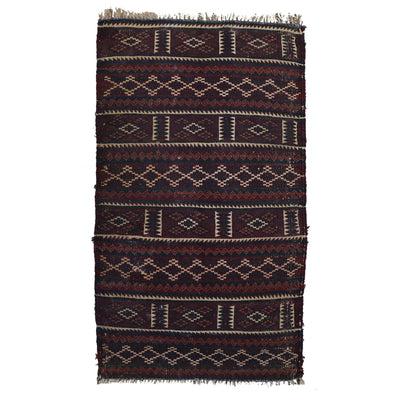 88x50 cm Antik orient handgewebte Teppich Nomaden Baluch sumakh kelim afghan Beloch kilim Nr-KL/2  Orientsbazar   