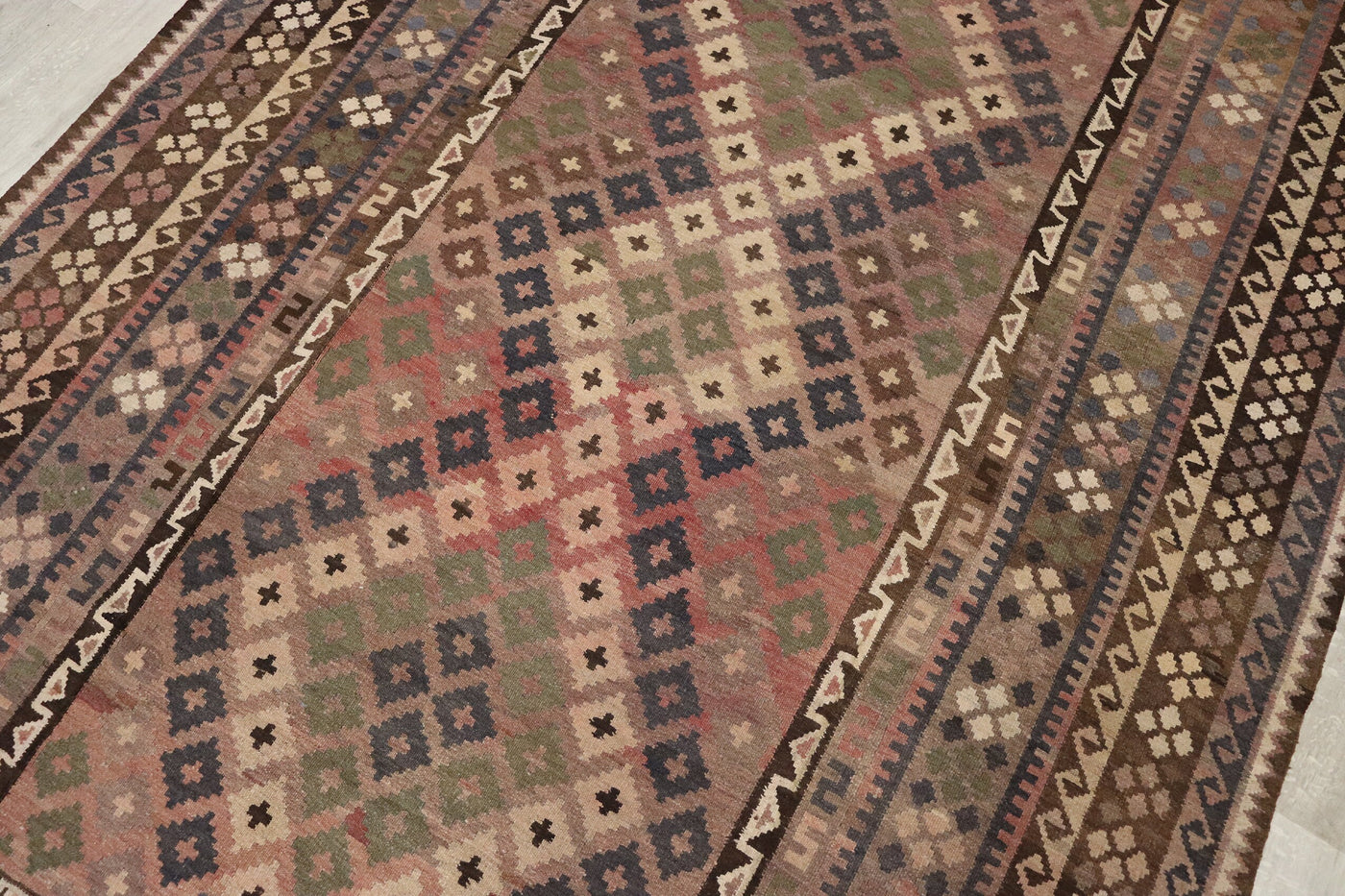 310x187 cm orient handgewebte Teppich Afghan Uzbek Nomaden Planzenfarbe kelim kilim No:262  Orientsbazar   