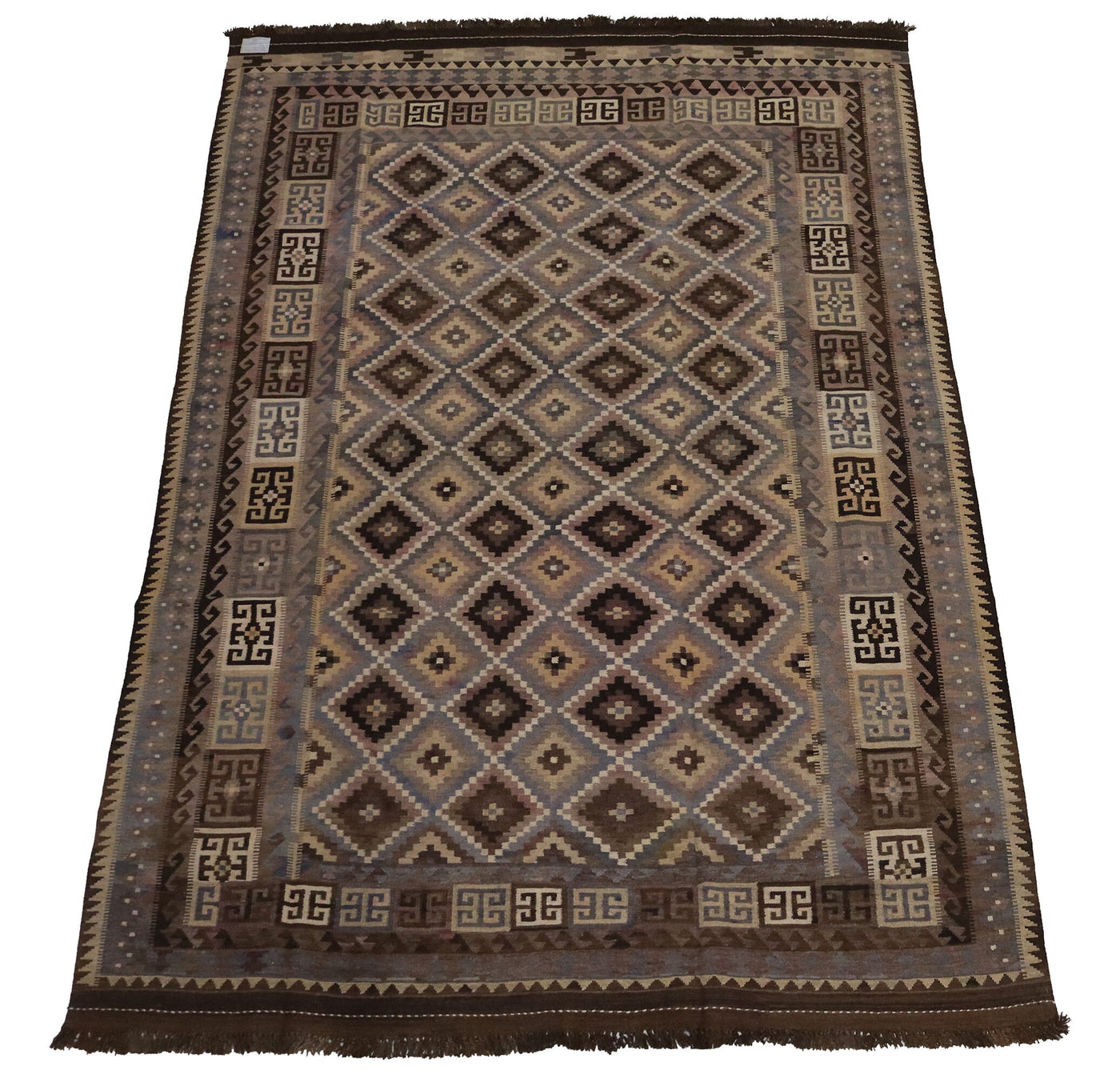 313x210 cm orient handgewebte Teppich Afghan Uzbek Nomaden Planzenfarbe kelim kilim No:261  Orientsbazar   