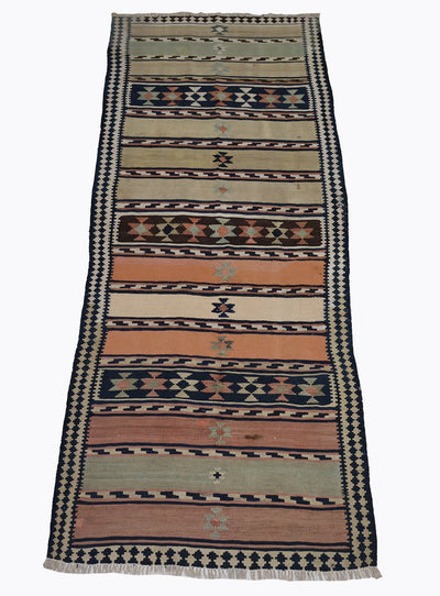 290x120 cm antike handgewebte orient  kazak Teppich Nomaden kaukasische kelim sarand No:802 Teppiche Orientsbazar   