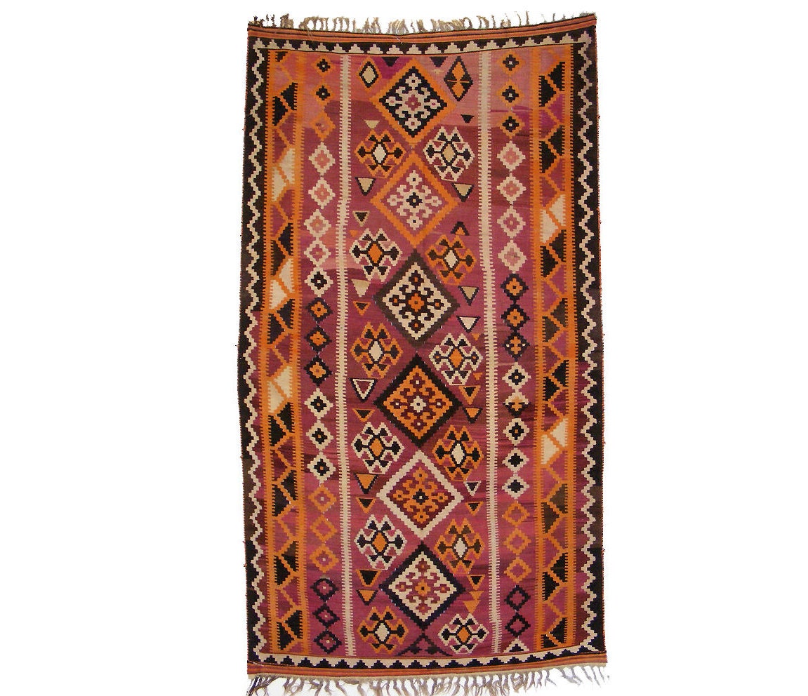 285x155 cm antike handgewebte orient  kazak Teppich Nomaden kaukasische kelim sarand No:74 Teppiche Orientsbazar   