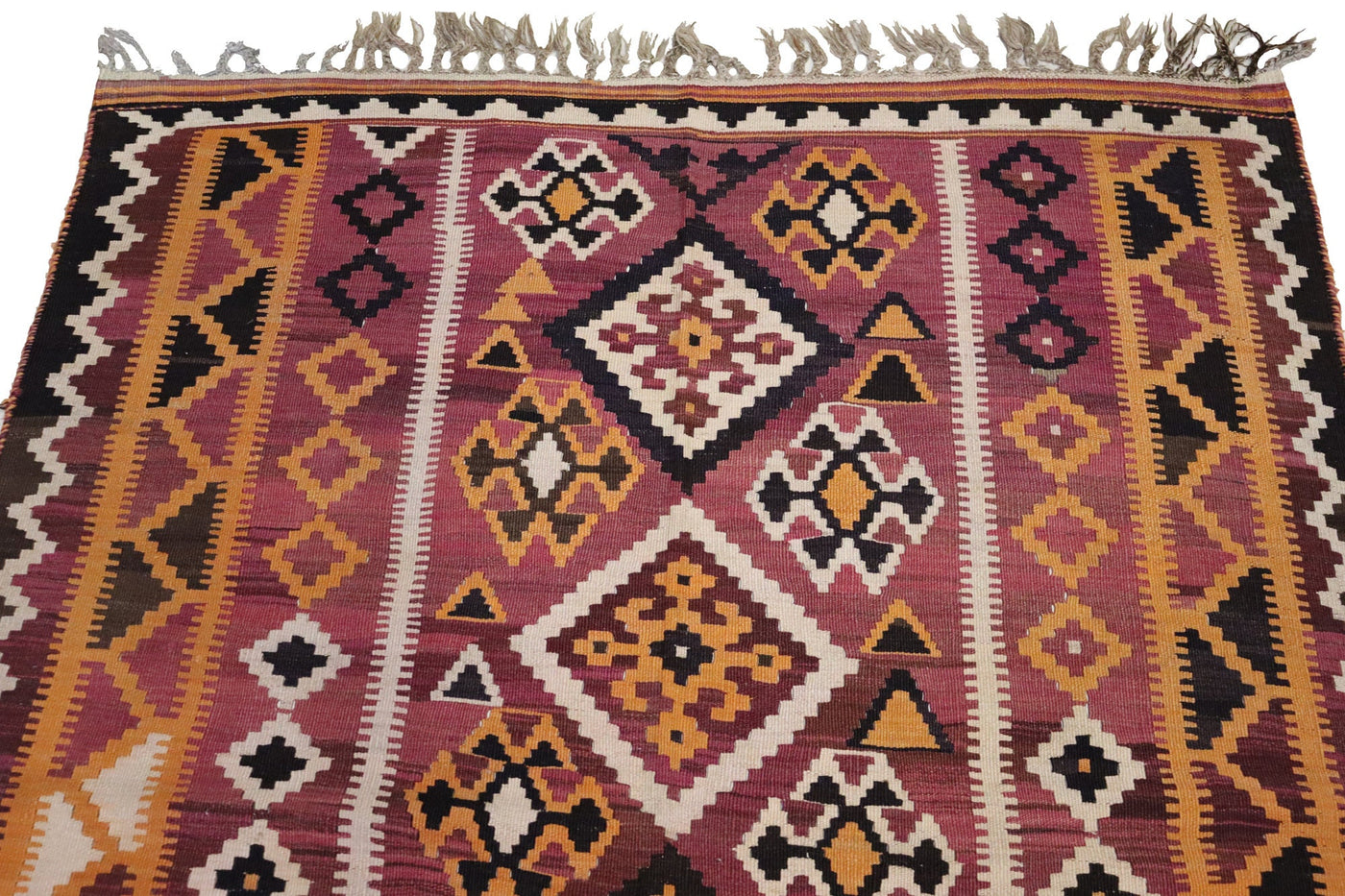 285x155 cm antike handgewebte orient  kazak Teppich Nomaden kaukasische kelim sarand No:74 Teppiche Orientsbazar   