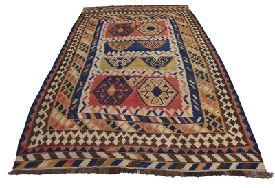 260x155 cm antike handgewebte orient  kazak Teppich Nomaden kaukasische kelim Qashqai No:1001 Teppiche Orientsbazar   
