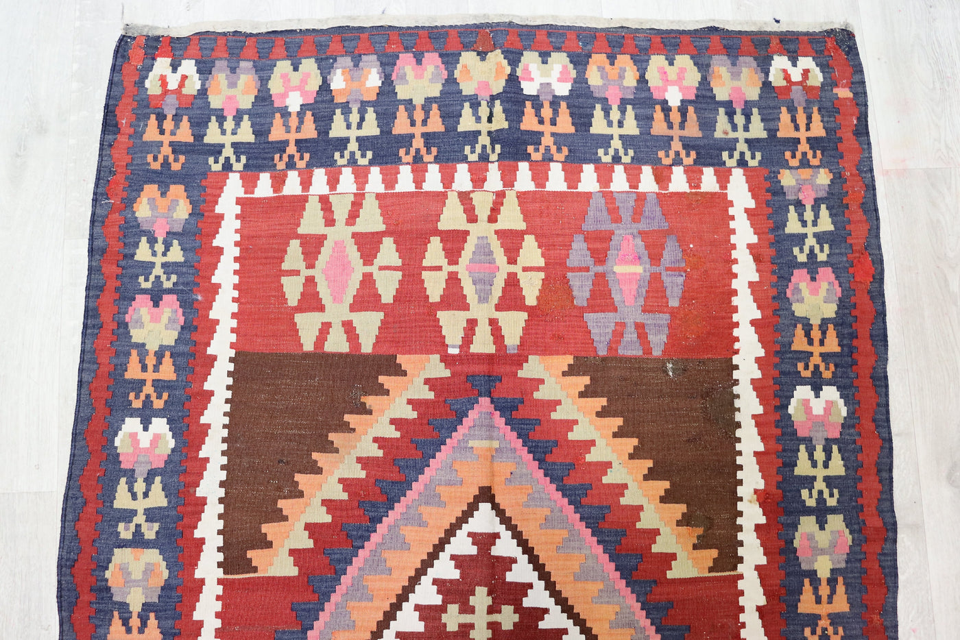 305x115 cm antike handgewebte orient kazak Teppich Nomaden kaukasische kelim  No:345 Teppiche Orientsbazar   