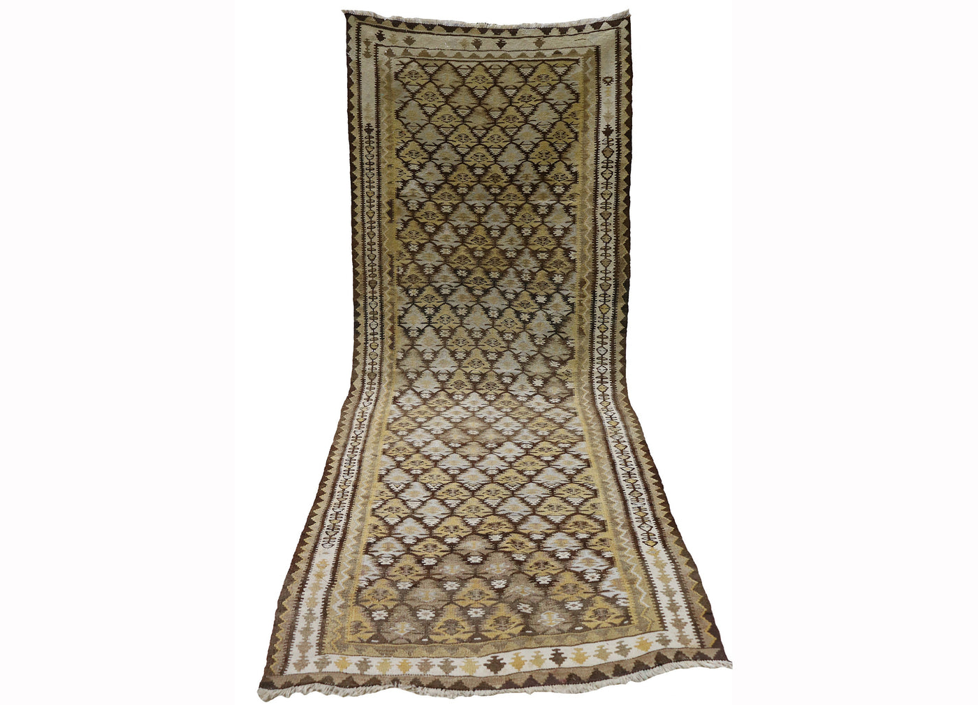 275x110 cm antike handgewebte orient  kazak Teppich Nomaden kaukasische kelim sarand No:415 Teppiche Orientsbazar   