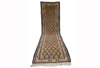 360x105 cm antike handgewebte orient  kazak Teppich Nomaden kaukasische kelim sarand No:421  Orientsbazar   