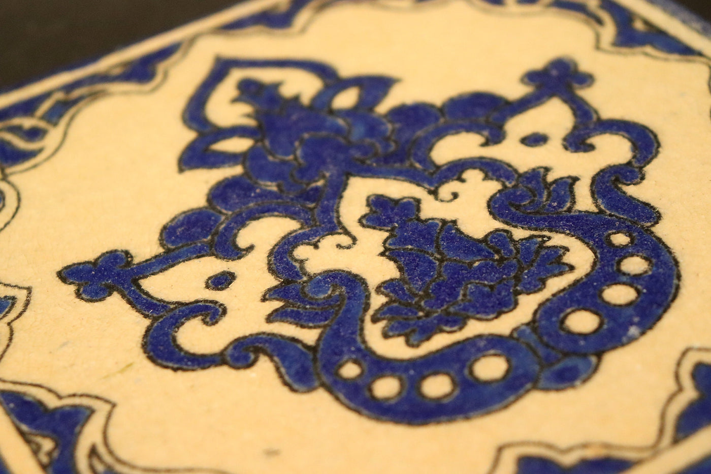 17x17 cm vintage handgefertigt islamische orient Glasierte Ton Fliesen Töpfer Fliesen Keramik Fliese kacheln Bodenfliesen Wandfliesen Nr:B Keramik Orientsbazar   