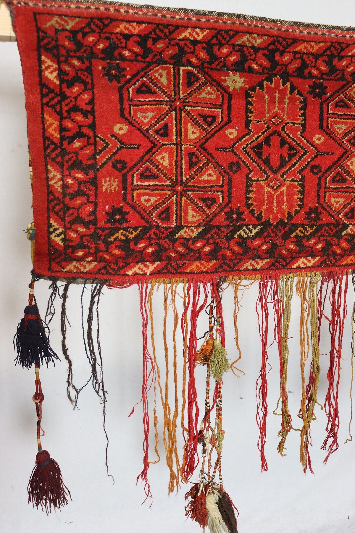 152x90 cm Antike handgeknüpfte Orientalische turkmenische Jumod Nomaden Teppich Zelttasche torba jaller Nr:22/B Teppiche Orientsbazar   