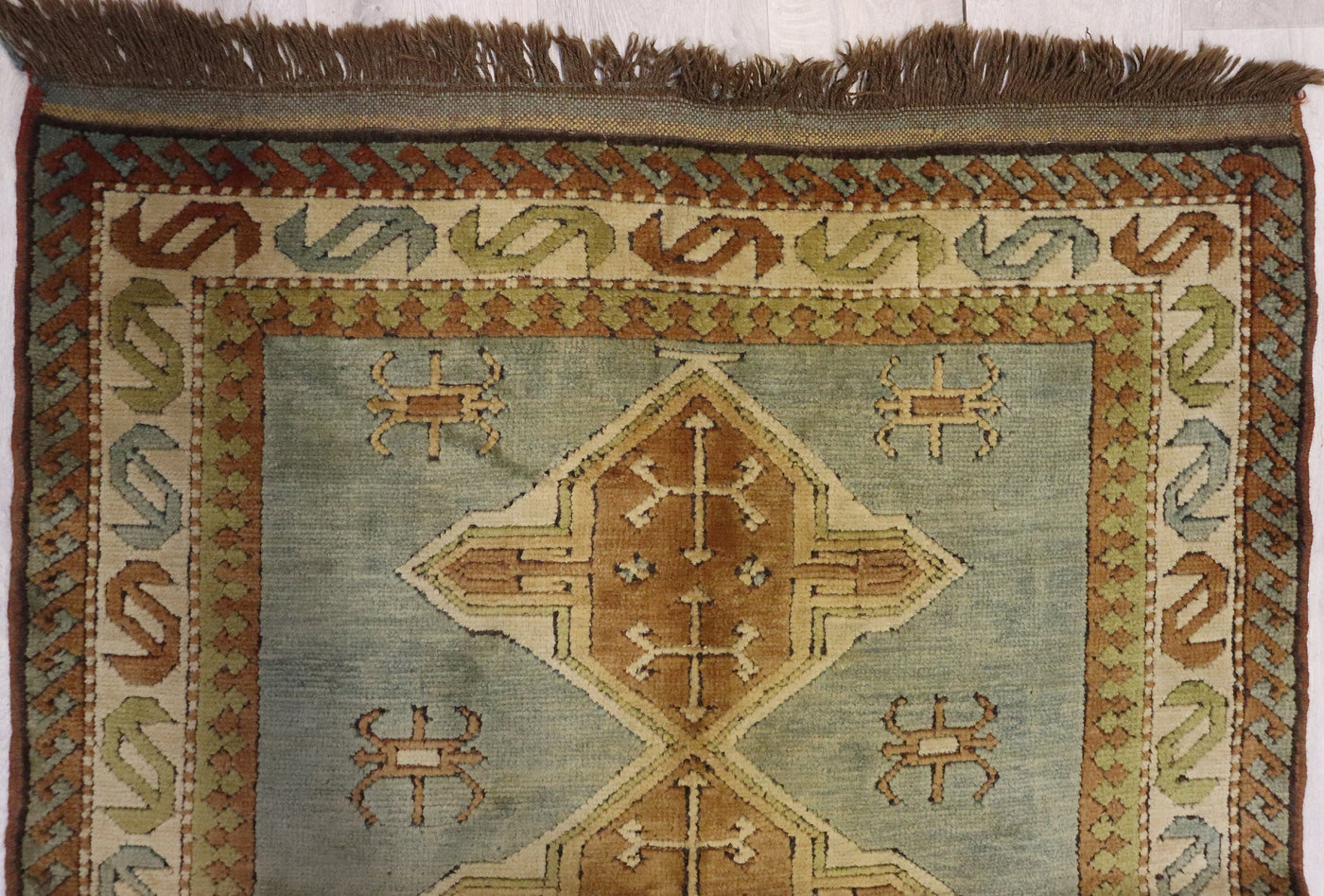 145x120 cm Vintage handgeknüpfte Türkische Kars Orientteppich Nr: TRK-2 Teppiche Orientsbazar   