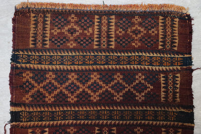 80x45 cm Antik orient handgewebte Teppich Nomaden Baluch sumakh kelim afghan Beloch kilim Nr-KL/1  Orientsbazar   