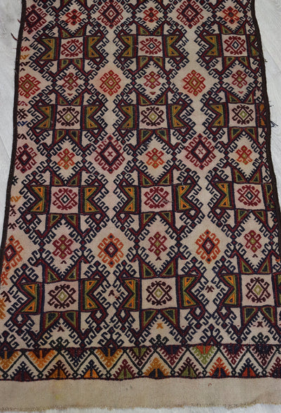 220x70 cm Antik orient handgewebte Teppich Nomaden Balouch sumakh kelim afghan Beloch Flur Läufer kilim Nr-579 Teppiche Orientsbazar   