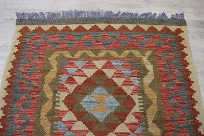 122x95 cm handgewebte nomaden orientt Kelim aus Afghanistan  Nr:KL/5 Teppiche Orientsbazar   