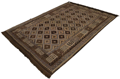313x210 cm orient handgewebte Teppich Afghan Uzbek Nomaden Planzenfarbe kelim kilim No:261  Orientsbazar   