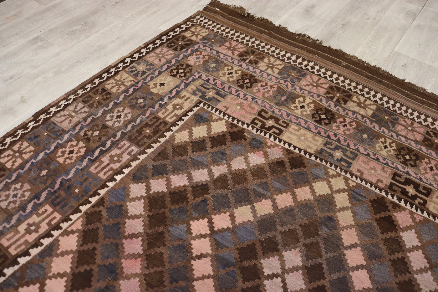 275x200 cm orient handgewebte Teppich Afghan Uzbek Nomaden Planzenfarbe kelim kilim No:287 Teppiche Orientsbazar   