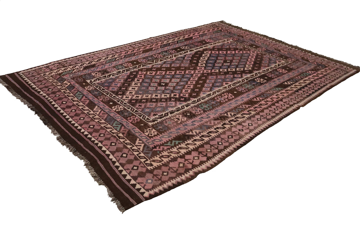 320x225 cm orient handgewebte Teppich Afghan Uzbek Nomaden Planzenfarbe kelim kilim No:297  Orientsbazar   