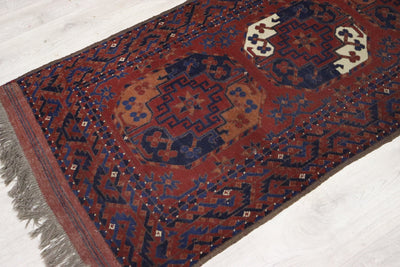 335x80 cm  orient handgeknüpfte Teppich Nomaden Turkmen Flur  teppich läufer galerie teppich Treppenteppich Nr-99  Orientsbazar   