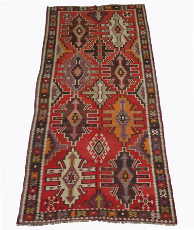 285x140 cm antike handgewebte orient kazak Teppich Nomaden kaukasische kelim  No:529 Teppiche Orientsbazar   