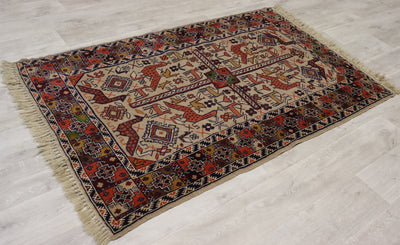 180x118 cm Antik orient handgewebte Teppich Nomaden Balouch sumakh kelim afghan Beloch Flur Läufer kilim Nr- 381 Teppiche Orientsbazar   