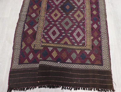 350x112 cm antik orient Teppich kaukasische Nomaden sumakh kelim Läufer kilim Flur teppich Nr: 22G  Orientsbazar   
