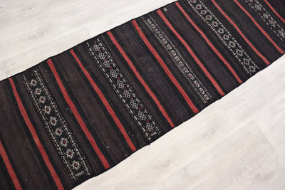 320x60 cm Antik orient handgewebte Teppich Nomaden Balouch sumakh kelim afghan Beloch Flur teppich Läufer kilim Nr- 407  Orientsbazar   