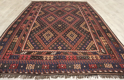 385x250 cm orient handgewebte Teppich Afghan Uzbek Nomaden Planzenfarbe kelim kilim No:210  Orientsbazar   