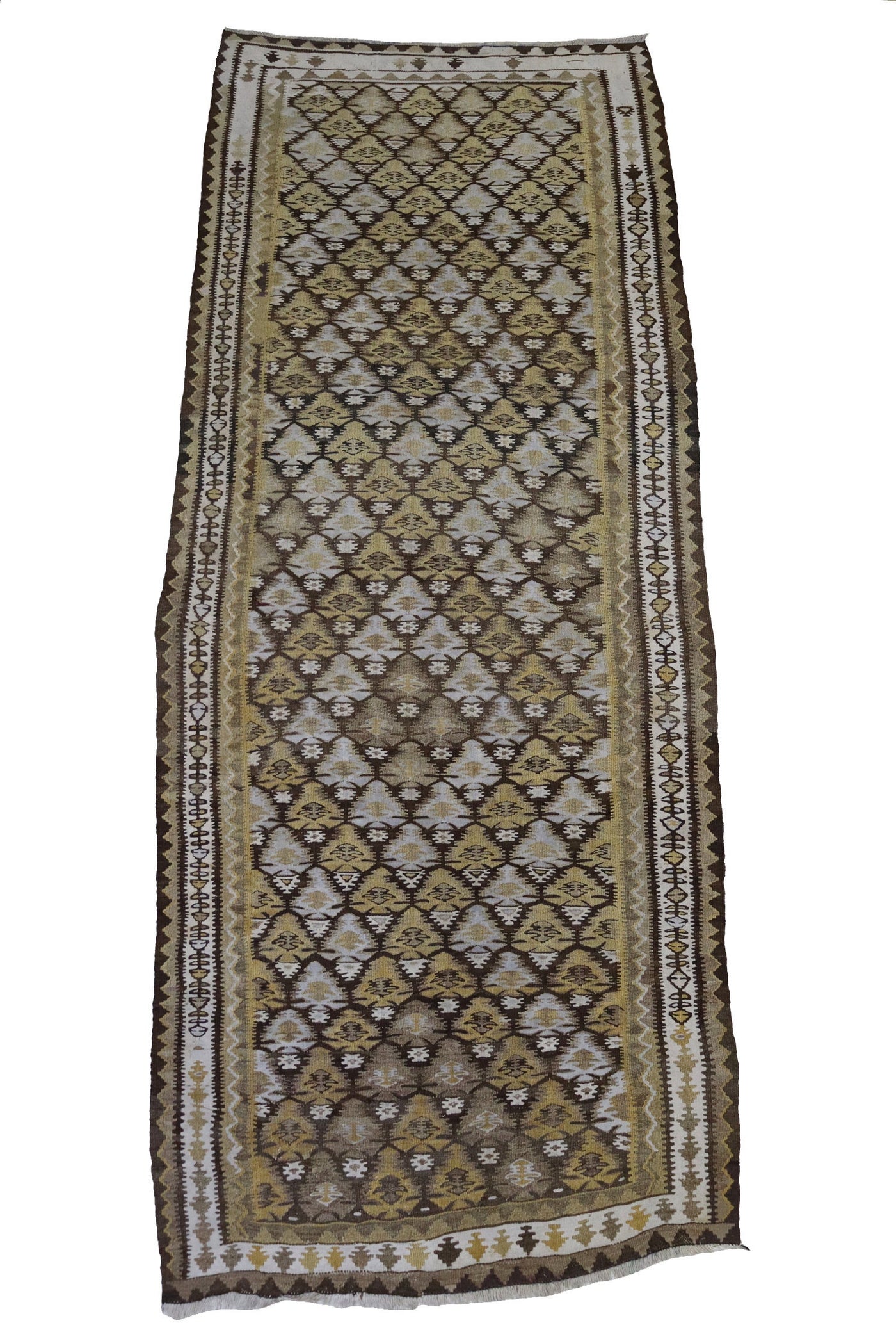 275x110 cm antike handgewebte orient  kazak Teppich Nomaden kaukasische kelim sarand No:415 Teppiche Orientsbazar   