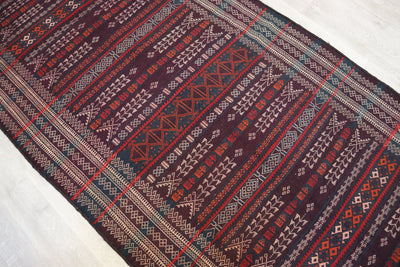 275x112 cm Antik orient handgewebte Teppich Nomaden Balucsumakh kelim afghan Beloch kilim Nr-PK367  Orientsbazar   