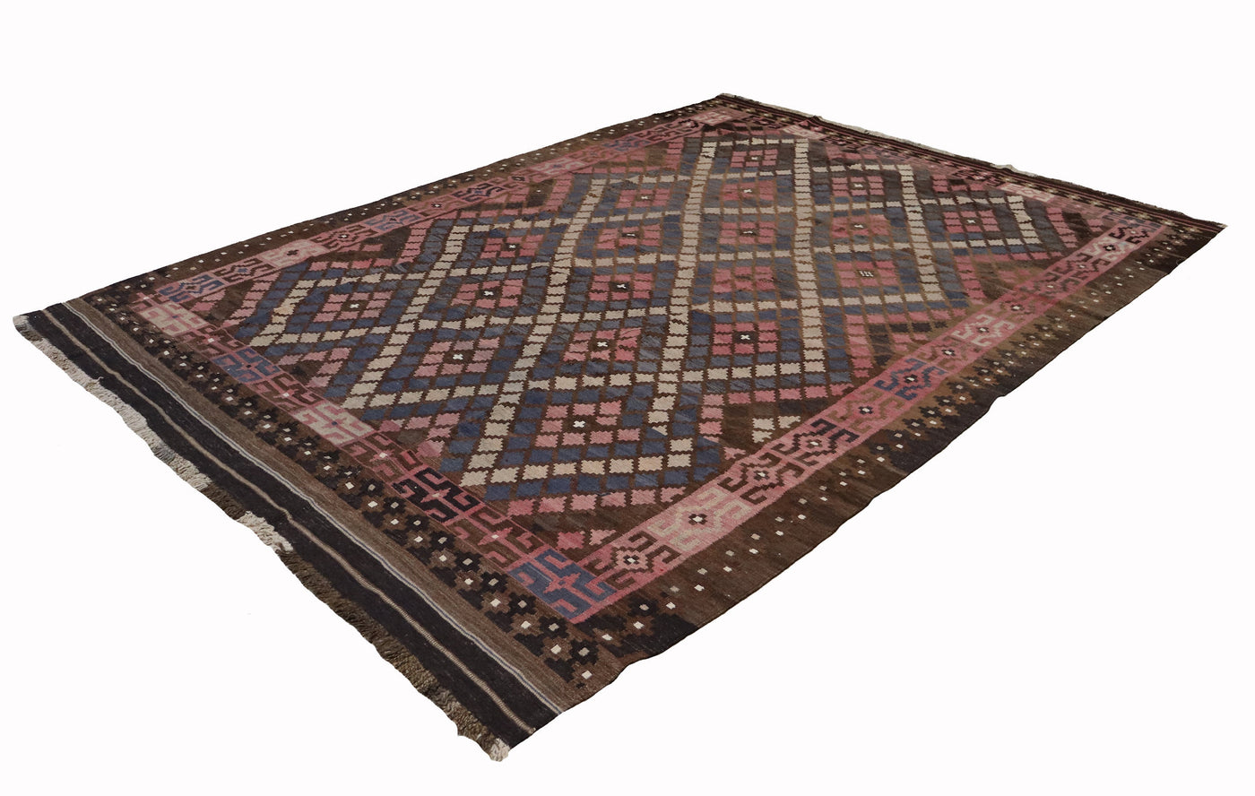 310x205 cm orient handgewebte Teppich Afghan Uzbek Nomaden Planzenfarbe kelim kilim No:308  Orientsbazar   